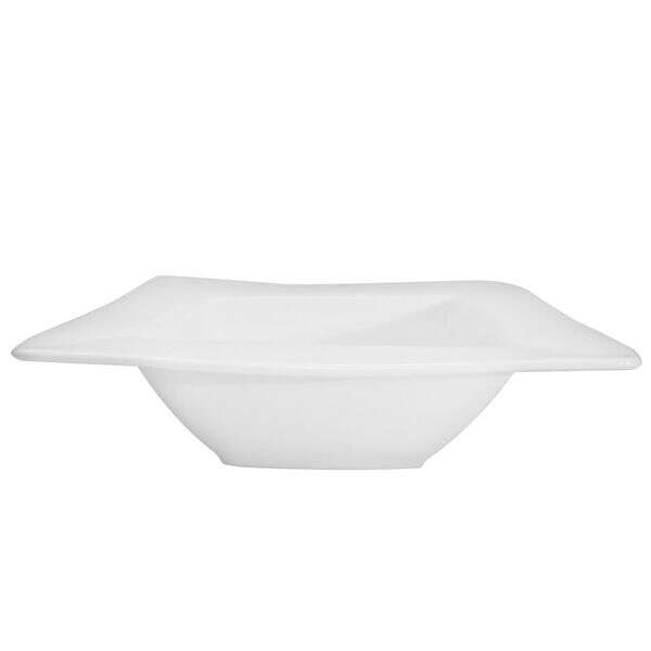 C.A.C. KSE-88, 22 Oz 9.25-Inch Porcelain Kingsquare Deep Square Salad Bowl, DZ
