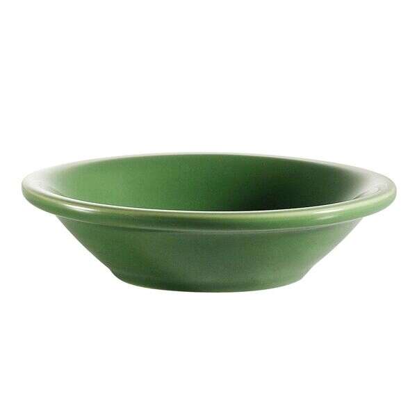 C.A.C. L-11NR-G, 4 Oz 4.62-Inch Las Vegas Narrow Rim Green Fruit Bowl, 3 DZ/CS