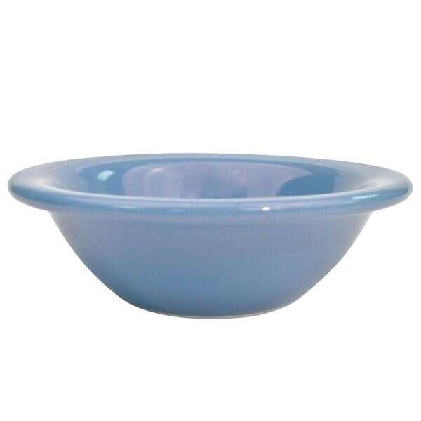 C.A.C. L-11NR-LBU, 4 Oz 4.62-Inch Las Vegas Narrow Rim Light Blue Fruit Bowl, 3 DZ/CS
