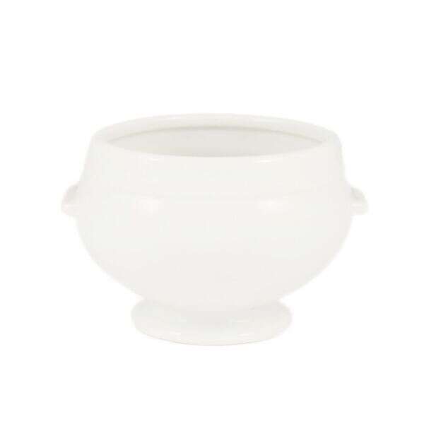 C.A.C. LN-12-P1, 12 Oz 5.75-Inch Lion Head Porcelain Bouillon Bowl, 2 DZ/CS