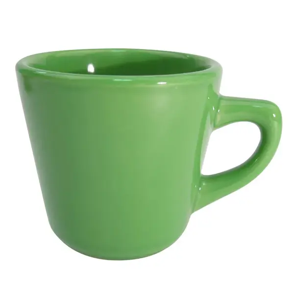 C.A.C. LV-1-G, 7.5 Oz 3.25-Inch Green Stoneware Tall Cup, 3 DZ/CS