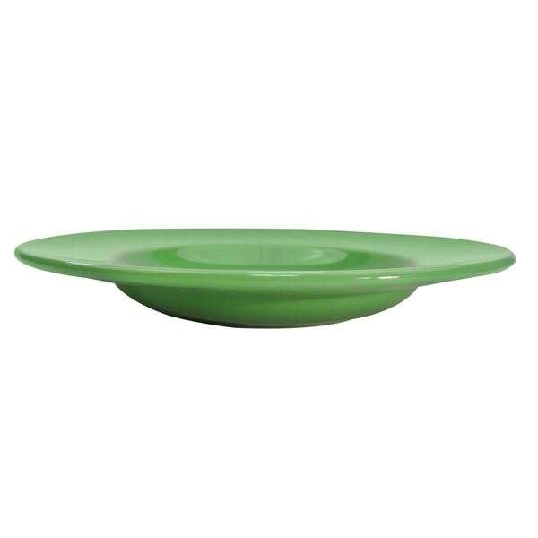 C.A.C. LV-120-G, 26 Oz 12-Inch Green Stoneware Pasta Bowl, DZ