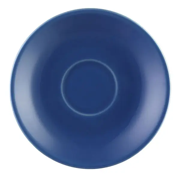 C.A.C. LV-36-LBU, 4.5-Inch Stoneware Saucer for LV-35-LBU Cup, 3 DZ/CS