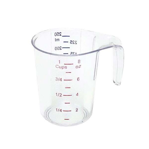 C.A.C. MCBK-25, 8 Oz Polycarbonate Measuring Cup