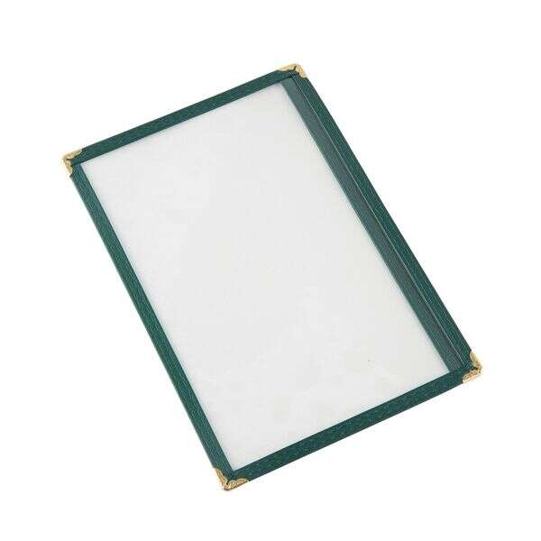 - MCP1-58GN, 8.5x5.5-inch 1-Pocket Green Menu Cover