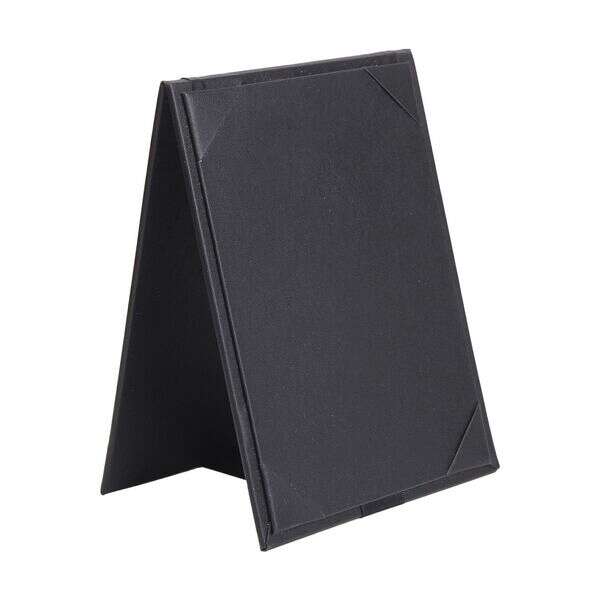 C.A.C. MCT2-75BK, 5x7-inch 2-Panel Black Menu Cover Tent