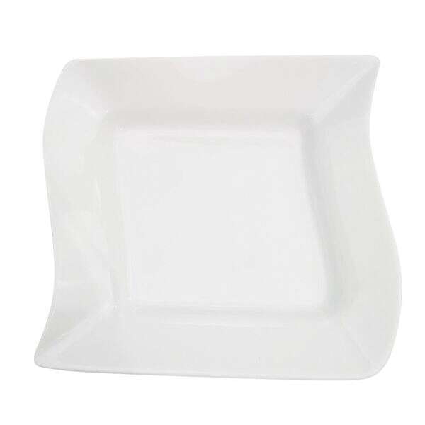 C.A.C. MIA-120, 16 Oz 12-Inch Porcelain Square Pasta Bowl, DZ