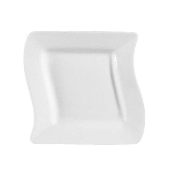 C.A.C. MIA-7, 7.5-Inch Porcelain Square Plate, 3 DZ/CS
