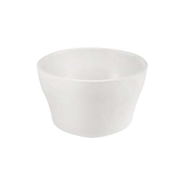 C.A.C. MLRN-4, 8 Oz 4-inch White Melamine Bouillon Cup, DZ