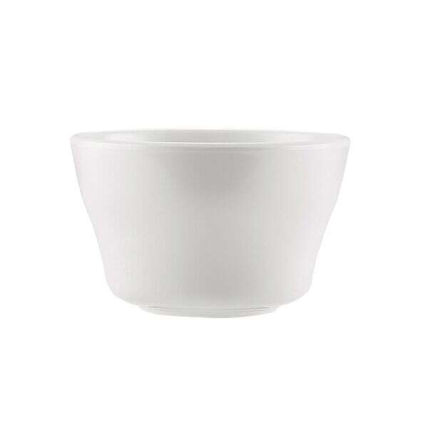 C.A.C. MLRN-4, 8 Oz 4-inch White Melamine Bouillon Cup, DZ