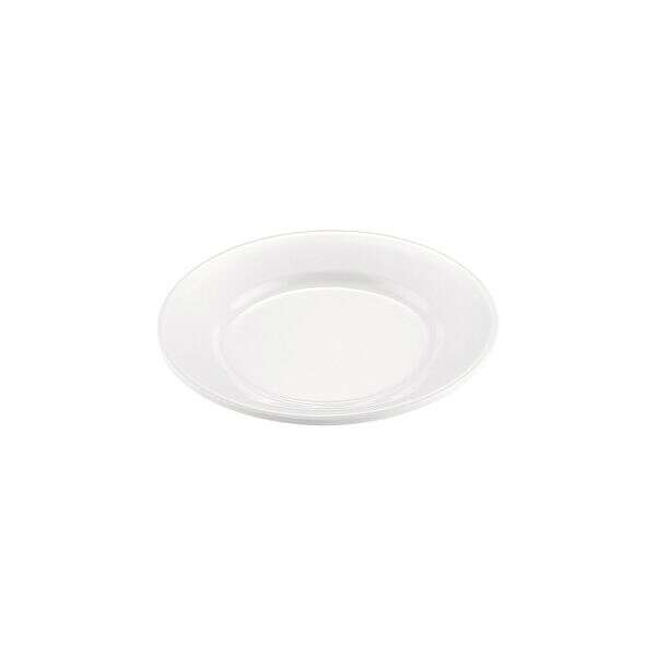 C.A.C. MLRN-6, 6.5-inch White Melamine Round Plate, DZ