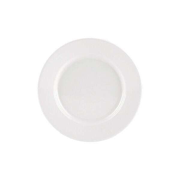 C.A.C. MLRN-7, 7-inch White Melamine Round Plate, DZ
