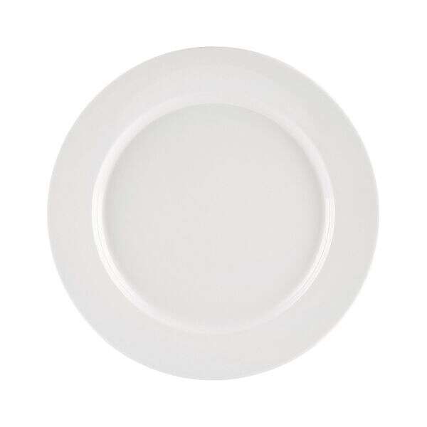 C.A.C. MLRN-8, 9-inch White Melamine Round Plate, DZ
