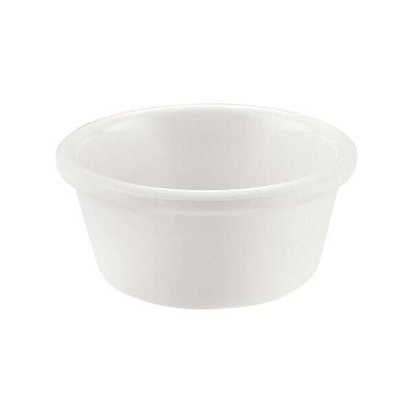 C.A.C. MRKF-6, 6 Oz 3.8-inch White Melamine Ramekin, DZ