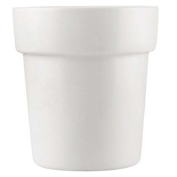 C.A.C. MX-JR337, 2.95 Lt 7-Inch Porcelain White Pot, 6 PC/CS