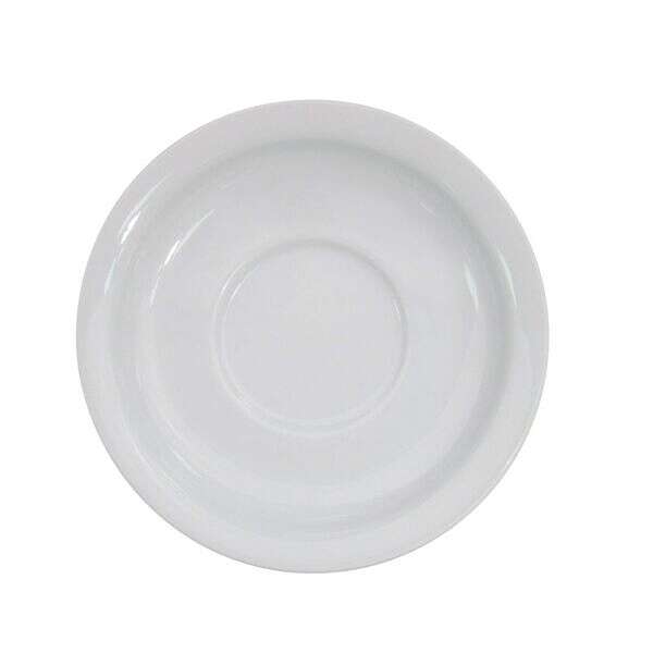 C.A.C. NCN-2, 5.62-Inch Porcelain Saucer for NCN-1, NCN-37 Cups, 3 DZ/CS