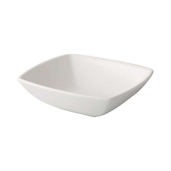 C.A.C. NGA-B4, 7 Oz 4.5-Inch Porcelain Square Bowl, 4 DZ/CS