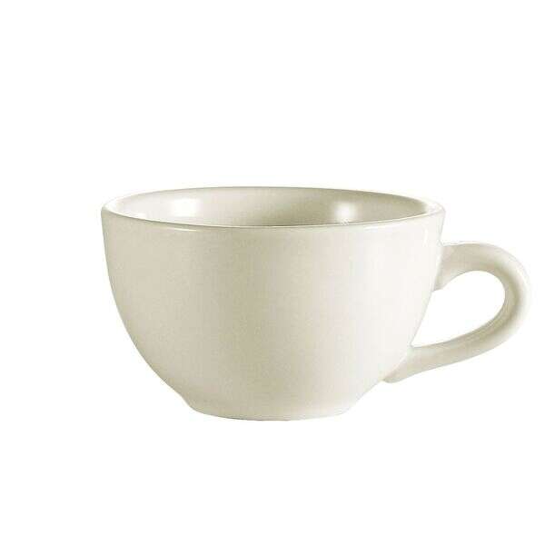 C.A.C. NRC-1, 7 Oz 3.75-Inch Porcelain Short Cup, 3 DZ/CS