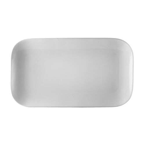 C.A.C. OXF-C12, 10-Inch Porcelain Coupe Rectangular Platter, 2 DZ/CS