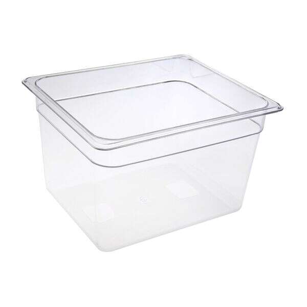 C.A.C. PCFP-H8, 8-inch Deep Half-Size Clear Polycarbonate Food Pan