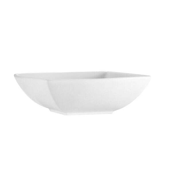 C.A.C. PNS-B4, 6 Oz 4.5-Inch Porcelain Square Bowl, 4 DZ/CS