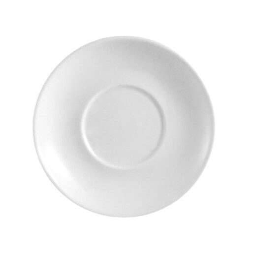 C.A.C. PRM-4-P, 4-Inch Stoneware Saucer for PRM-3-P Cup, 3 DZ/CS