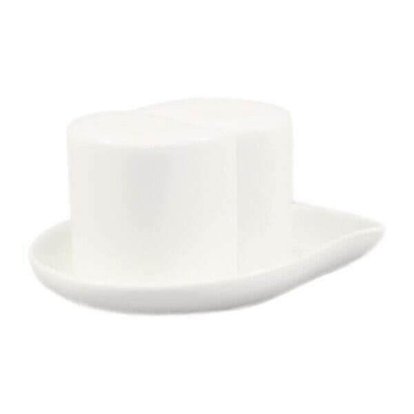 C.A.C. PSP-3, 5.87-Inch Porcelain Salt & Pepper Shakers with Saucer, 12-Set/CS