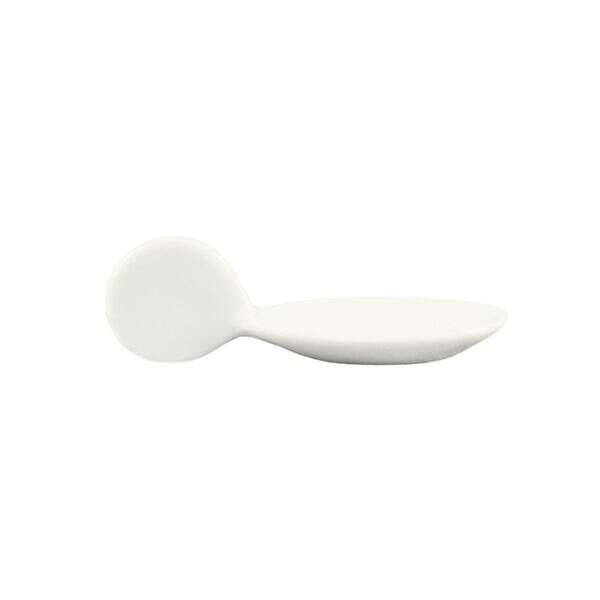 C.A.C. PTS-40, 4-Inch Porcelain Tasting Spoon, 10 DZ/CS