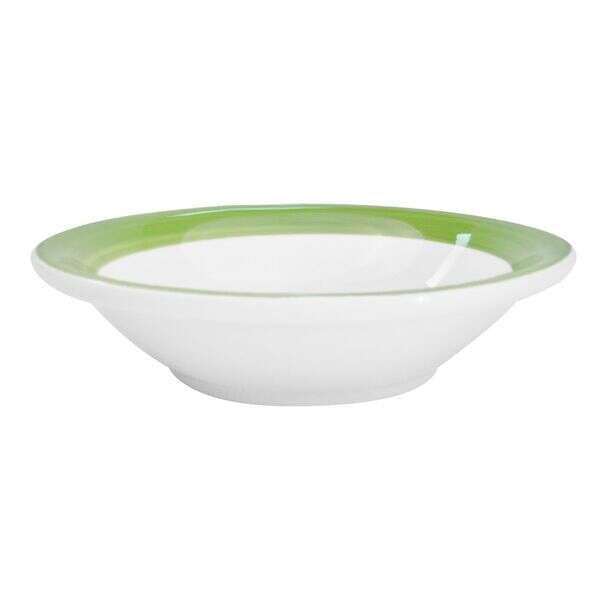 C.A.C. R-11-G, 4.75 Oz 4.75-Inch Stoneware Green Fruit Dish, 3 DZ/CS