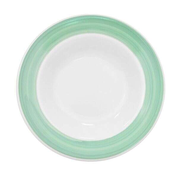 C.A.C. R-120-G, 26 Oz 12-Inch Stoneware Green Pasta Bowl, DZ