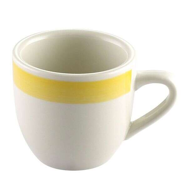 C.A.C. R-35-Y, 3.5 Oz 2.5-Inch Stoneware Yellow A.D. Cup, 3 DZ/CS