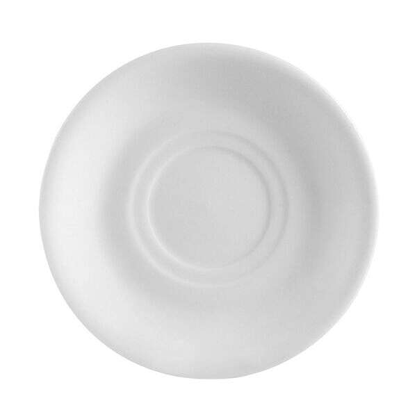 C.A.C. RCN-2, 6-Inch Porcelain Saucer for RCN-1, RCN-1-S Cups, 3 DZ/CS