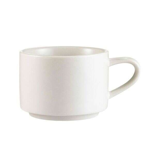 C.A.C. RCN-23, 7.5 Oz 3.25-Inch Porcelain Stacking Cup, 3 DZ/CS