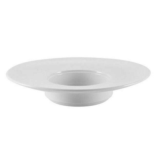 C.A.C. RCN-309, 5 Oz 9-Inch Porcelain Wide Rim Pasta Bowl, 2 DZ/CS