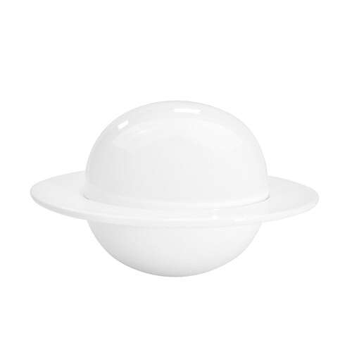 C.A.C. RCN-340, 6.25-Inch 8 Oz Porcelain Soup Bowl Set with Inner Bowl, 12-Set/CS