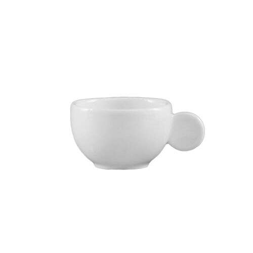 C.A.C. RCN-37A, 3 Oz 2.75-Inch Porcelain Cup with Moon Handle, 3 DZ/CS
