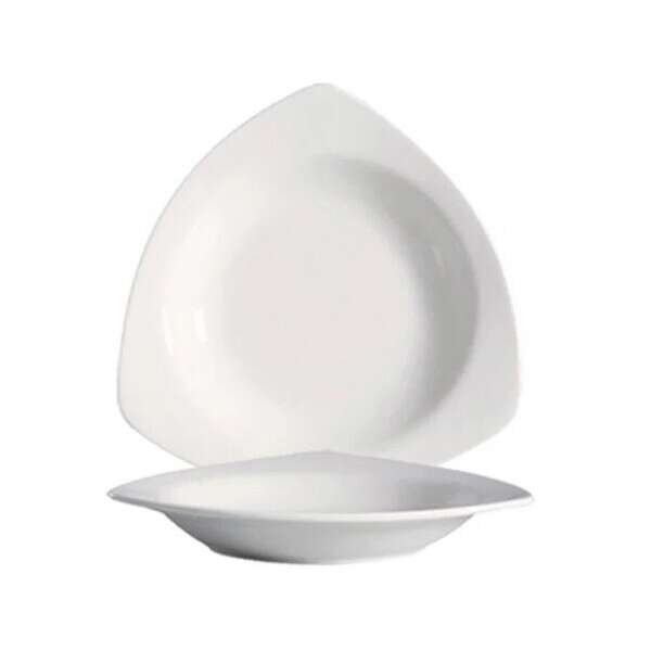 C.A.C. RCN-77, 22 Oz 10.5-Inch Porcelain Triangular Pasta Bowl, DZ