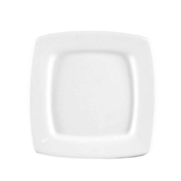 C.A.C. RCN-S5Q, 6-Inch Porcelain Square In Square Plate, 3 DZ/CS