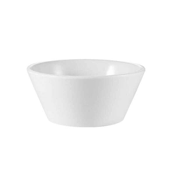 C.A.C. RCN-V11, 11 Oz 5-Inch Porcelain V-shaped Bowl, 3 DZ/CS