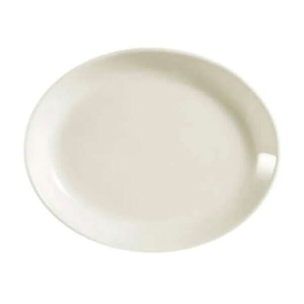 C.A.C. REC-13C, 11.5-Inch Stoneware Coupe Oval Platter, DZ
