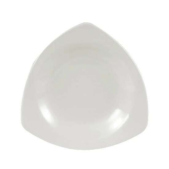 C.A.C. REC-77, 22 Oz 10.5-Inch Stoneware Triangular Pasta Bowl, DZ
