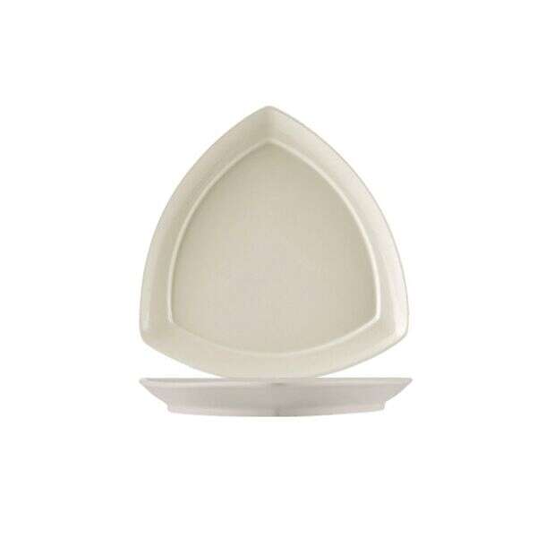 C.A.C. REC-T8, 8-Inch Stoneware Triangular Plate, 2 DZ/CS