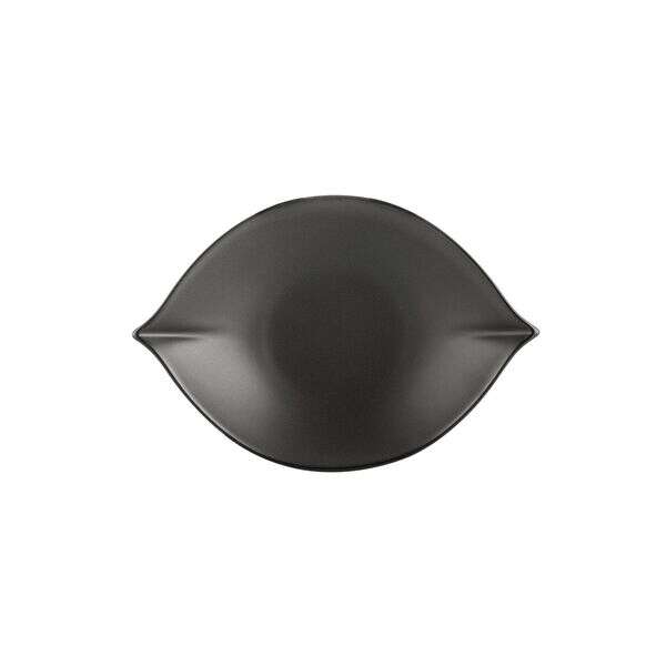 C.A.C. RFR-LFD12, 13.5 Oz 10.62-Inch Stoneware Dark Green Leaf Dish, DZ