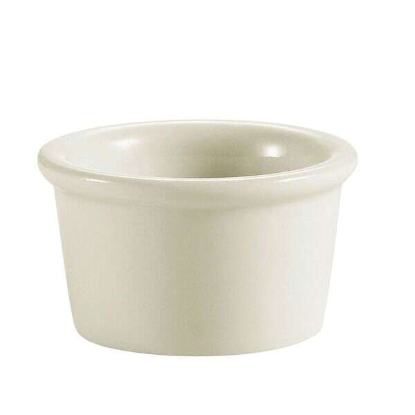 C.A.C. RKF-6-AW, 6 Oz 3.5-Inch Porcelain American White Ramekin, 3 DZ/CS