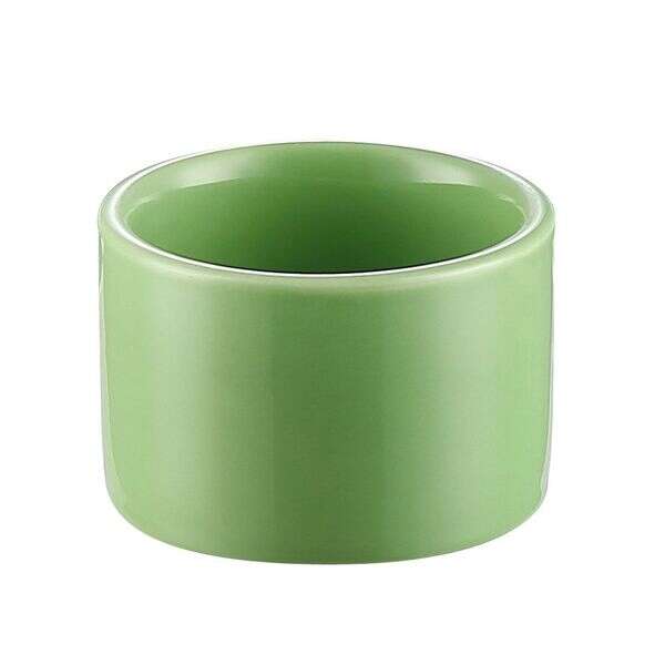 C.A.C. RKF-C4-G, 5 Oz 3-Inch Stoneware Green Straight Ramekin, 2 DZ/CS