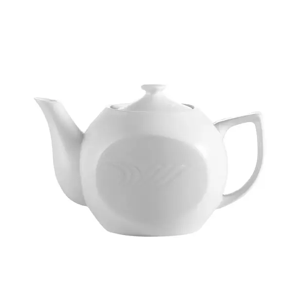 C.A.C. RSV-TP, 15 Oz 7-Inch Porcelain Brewing Teapot, 3 DZ/CS