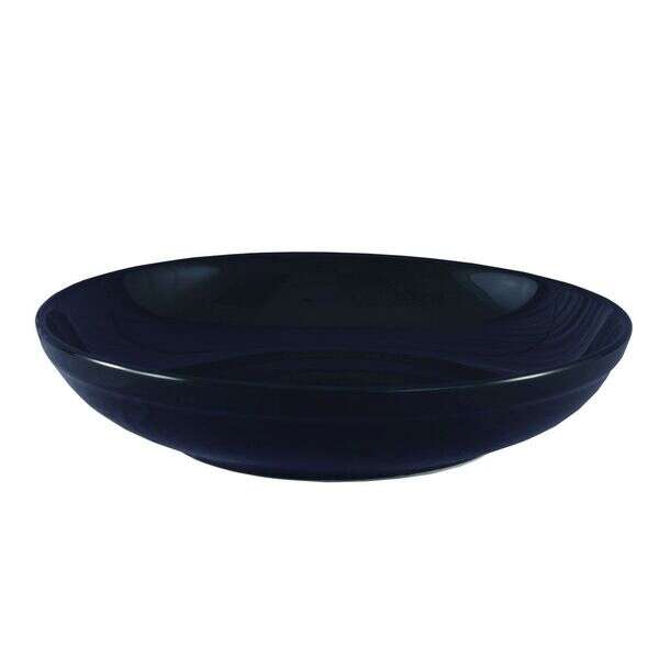 C.A.C. SAL-2-BLU, 48 Oz 10.5-Inch Porcelain Blue Salad Pasta Bowl, DZ