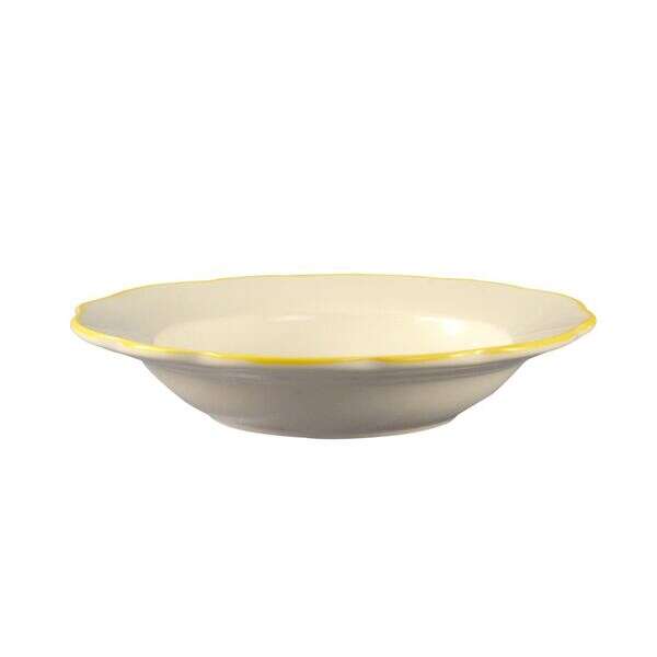 C.A.C. SC-3G, 10 Oz 9-Inch Stoneware Rim Soup Plate, 2 DZ/CS