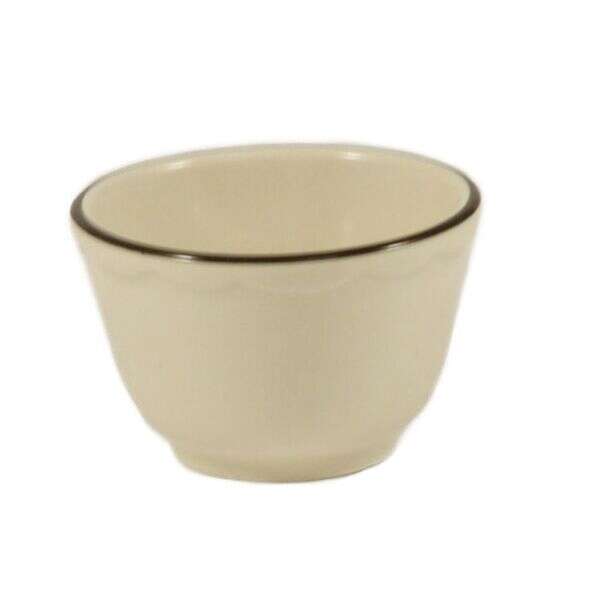 C.A.C. SC-4B, 7.25 Oz 4-Inch Stoneware Black Band Bouillon Cup, 3 DZ/CS
