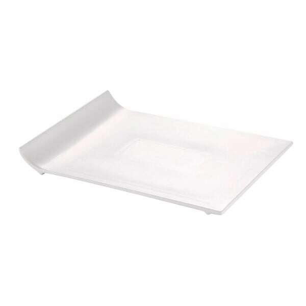 C.A.C. SF-P13, 12-Inch Porcelain Rectangular Flat Platter, DZ
